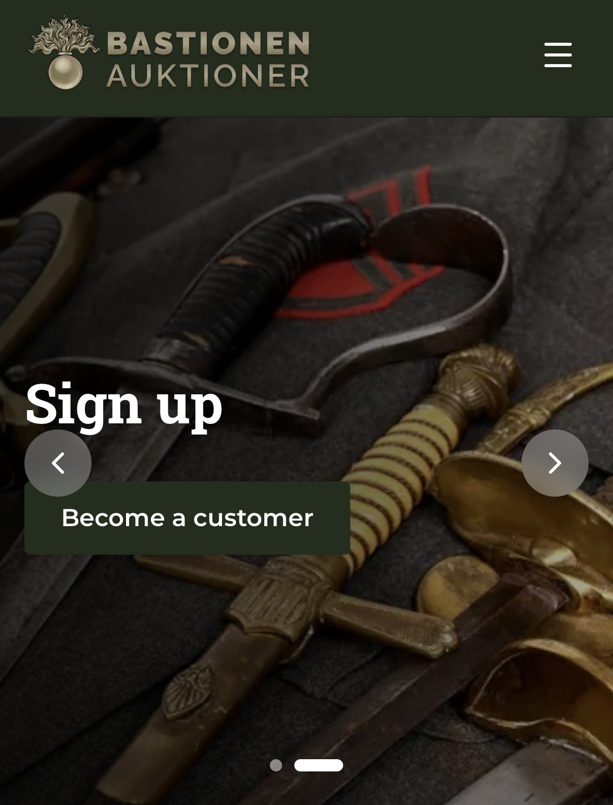 A customer storefront on its own domain, fully branded